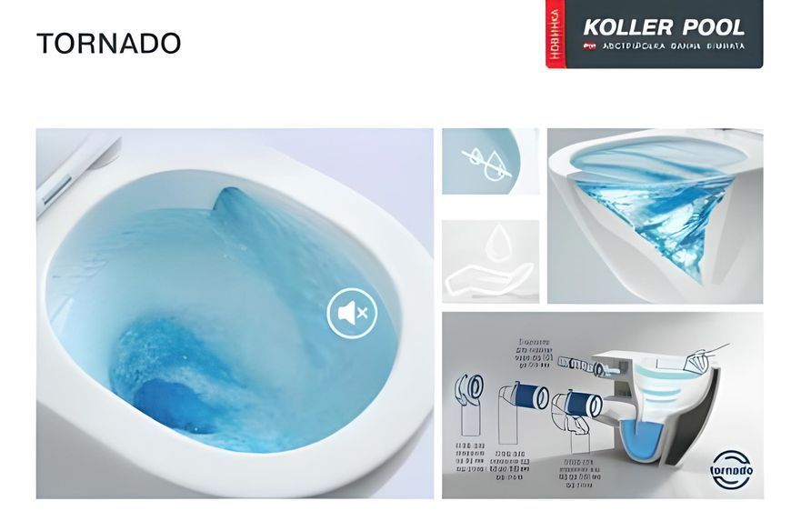 Комплект підвісного унітазу з кришкою Koller Pool Grace/Orion Tornado 3.0 та інсталяції Koller Pool Aqua Trend з клавішою AQUA M 3в1 polished aluminum (GR-0515-RQ3/2392510056/2302510756) GR-0515-RQ3/2392510056/2302510756 фото