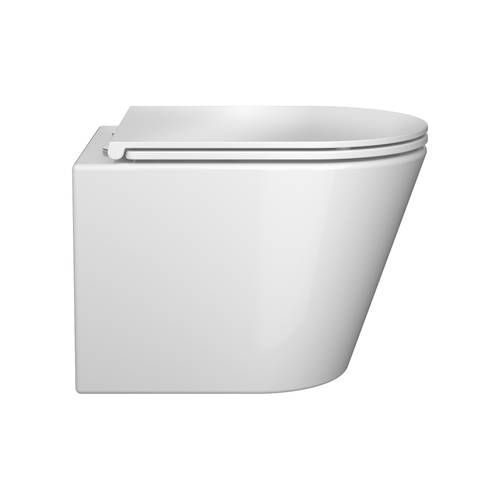 Комплект подвесного унитаза с крышкой Koller Pool Grace/Orion Tornado 3.0 и инсталляции Koller Pool Aqua Trend с клавишей DESIGN PLUS белый/хром матовый (GR-0515-RQ3/2392510056/2393510258) GR-0515-RQ3/2392510056/2393510258 фото