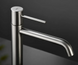 Смеситель для умывальника Imex Monza BRUSHED NICKEL высокий, матовый никель(BDM039-3NQ) BDM039-3NQ фото 4