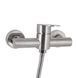 Смеситель для душа Lidz Luna 010 (с душевым гарнитуром) (k35) LDLUN010NKS46095 Nickel SD00052219 фото 3