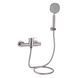 Смеситель для душа Lidz Luna 010 (с душевым гарнитуром) (k35) LDLUN010NKS46095 Nickel SD00052219 фото 1