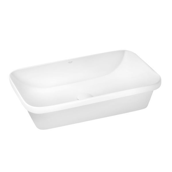 Раковина Qtap Scorpio 610х380х150 White с донным клапаном QT1411K491W SD00042836 фото