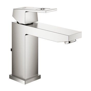 Змішувач для умивальника Grohe Eurocube M-Size, з донним клапаном, сталь (23445DC0) 23445DC0 фото