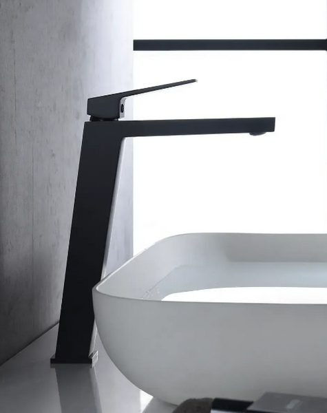 Смеситель для умывальника Imex Art Matt Black высокий, матовый черный(BDAR025-3NG) BDAR025-3NG фото