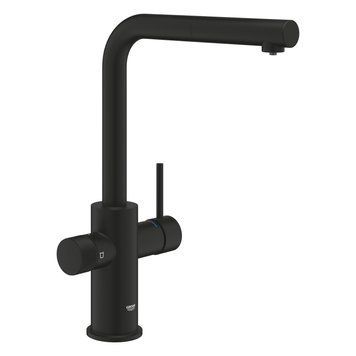 Смеситель для кухни Grohe Blue Pure Minta с подключением к фильтрам, черный матовый (30590KF0) 30590KF0 фото
