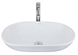 Умывальник Devit Ovale на столешницу 585x380x180, Extra Clean белый (1510136) 1510136 фото 1