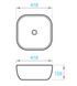 Умывальник на столешницу Koller Pool KRound 410x410  мм (RN-0410-WB) RN-0410-WB фото 5
