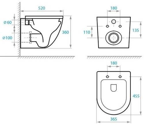 Комплект инсталляции Geberit Duofix и подвесного унитаза Koller Pool Round Tornado 3.0 с крышкой Soft Close (458.103.00.1/RN-0520-RQ3) 458.103.00.1/RN-0520-RQ3 фото