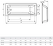 Ванна акриловая Koller Pool Kvadro 170x80см, белый (1210260132) 1210260132 фото 4