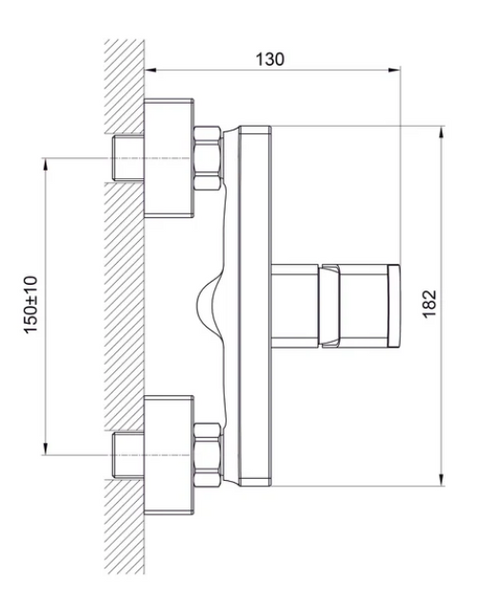 Змішувач для душу Koller Pool Integro Pro , хром (1144320305) 1144320305 фото