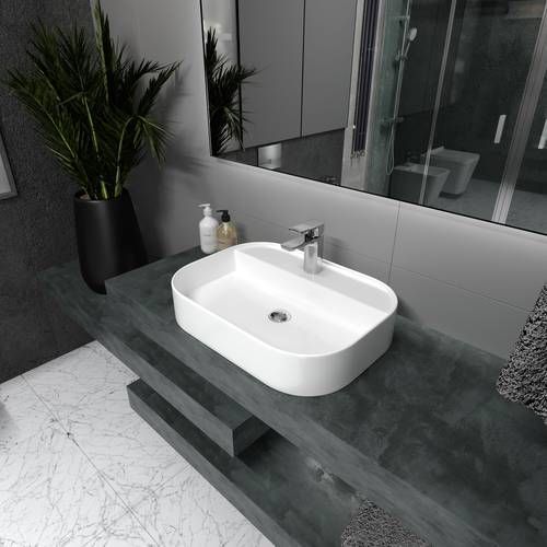 Умывальник на столешницу Koller Pool Trend 610x450 мм (TR-0610M-WB) TR-0610M-WB фото