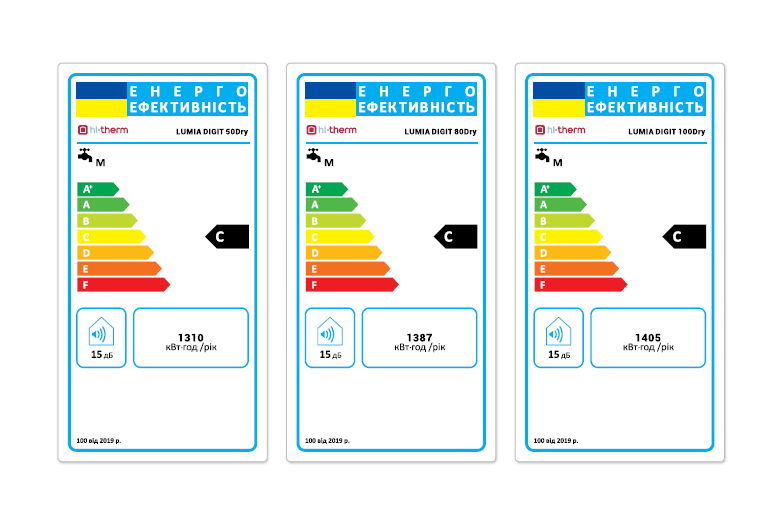 Водонагреватель HI-THERM LUMIA DIGIT 100 DRY с сухим ТЭНом 100 л. LUMIA DIGIT 100 DRY фото