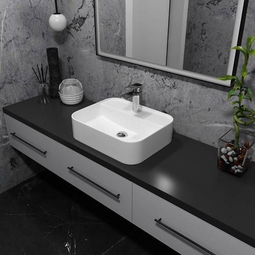Умивальник на стільницю Koller Pool Trend 505x400 мм (TR-0505M-WB) TR-0505M-WB фото