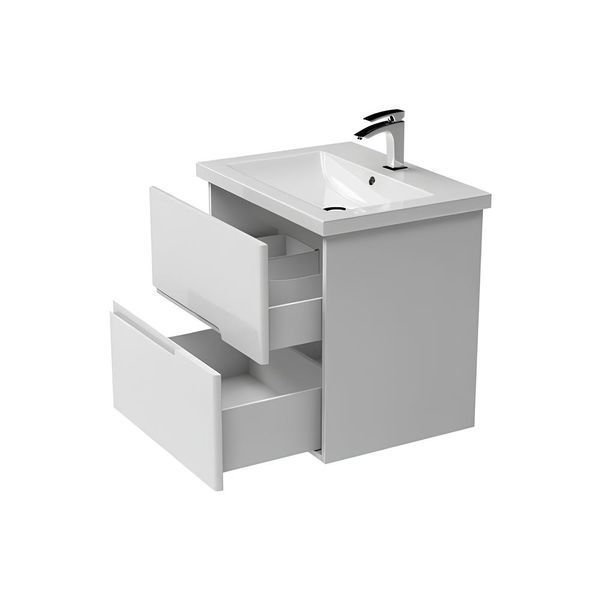 Комплект тумбы с умывальником Koller Pool Grace 700x450, белый (2108150209) 2108150209 фото