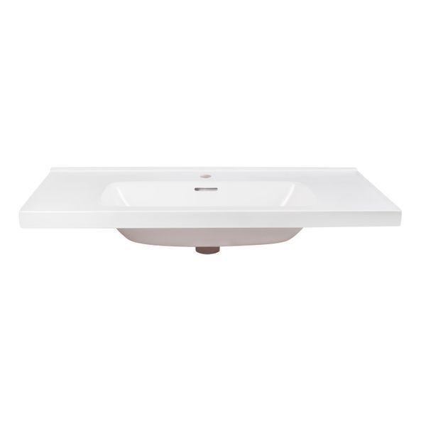 Раковина Qtap Albatross 5H 1000х500х210 White с донным клапаном QT01115100HW SD00046185 фото