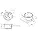 Кухонная мойка Lidz D510/200 ANT-15 (LIDZANT15D510200) SD00047250 фото 2