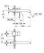 Змішувач для умивальника Grohe Essence M-Size, зовнішня частина, hard graphite (29192A01) 29192A01 фото 2