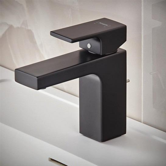 Комплект змішувачів Hansgrohe VERNIS SHAPE 3 в 1 для ванни, раковина 100, чорний матовий (71561670/71450670/26423670) 71561222 фото