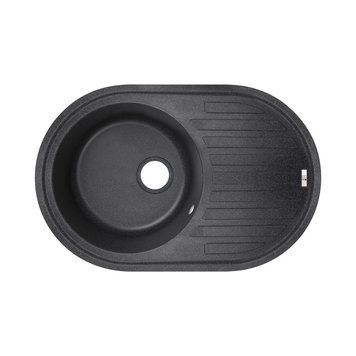 Кухонна мийка Lidz 780x500/200 BLA-03 (LIDZBLA03780500200) SD00039793 фото