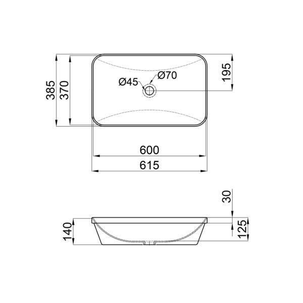 Раковина Qtap Scorpio 610х380х150 White QT1411K491WN SD00053086 фото