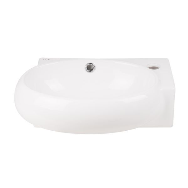Раковина Qtap Leo 420x280x150 White с донным клапаном QT11115011RW SD00043860 фото