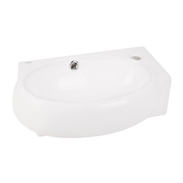 Раковина Qtap Leo 420x280x150 White с донным клапаном QT11115011RW SD00043860 фото