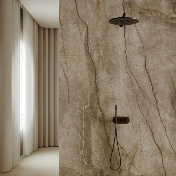 Керамограніт крупноформатний Marazzi Grande Stone Look Silver Root Grey Satin 3D Ink 120x278 Rett. 6mm MP45 фото