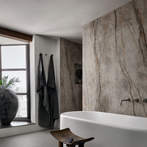 Керамограніт крупноформатний Marazzi Grande Stone Look Silver Root Grey Satin 3D Ink 120x278 Rett. 6mm MP45 фото