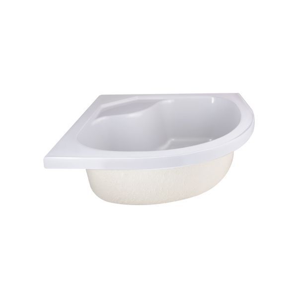 Lidz Latwa SC80x80.SAT.HIGH.FR Душевая кабина полукруглая, стекло Frost 4 мм + Lidz Душевой поддон KAPIELKA ST80x80x41, с панелью SD00050787 фото