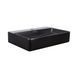 Комплект Qtap Nando LT: Раковина подвесная прямоугольная 600х420х120 мм Matt Black + Донный клапан PU03O SD00053449 фото 4