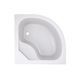 Lidz Latwa SC80x80.SAT.HIGH.FR Душевая кабина полукруглая, стекло Frost 4 мм + Lidz Душевой поддон KAPIELKA ST80x80x41, с панелью SD00050787 фото 9
