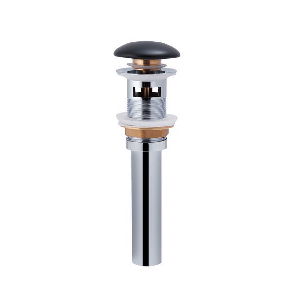 Раковина подвесная моноблок Qtap Virgo 550х430х400 Matt black с донным клапаном QT1811037GMB SD00046280 фото