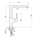 Смеситель для кухни Koller Pool СUBE Kitchen, хром (1104310305) 1104310305 фото 4