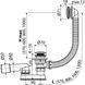 Сифон для ванни AlcaPlast A504CKM-100 (A504CKM-100) A504CKM-100 фото 2
