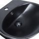 Раковина подвесная моноблок Qtap Virgo 550х430х400 Matt black с донным клапаном QT1811037GMB SD00046280 фото 4