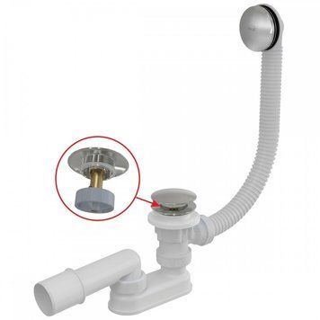 Сифон для ванни AlcaPlast A504CKM-120 (A504CKM-120) A504CKM-120 фото