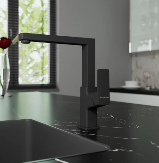 Смеситель для кухни Koller Pool СUBE Kitchen, черный матовый(1104310605) 1104310605 фото