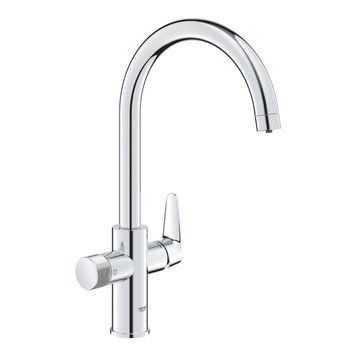 Смеситель для кухни Grohe Blue Pure StartCurve с подключением к фильтрам, хром (30592000) 30592000 фото