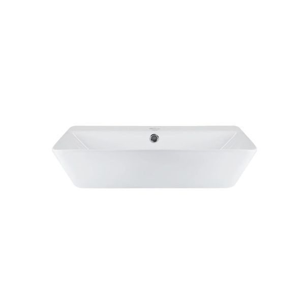 Комплект Qtap Virgo: Раковина подвесная прямоугольная 600x420x140 мм White + Донный клапан PU02O SD00053453 фото