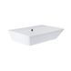 Комплект Qtap Virgo: Раковина подвесная прямоугольная 600x420x140 мм White + Донный клапан PU02O SD00053453 фото 4