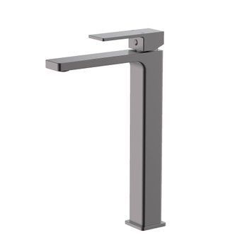 Змішувач для раковини Qtap Gemini високий QTGEM269GMB45680 Gunmetal Black PVD SD00051804 фото