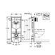 Система інсталяції GROHE Rapid SL з комплектом 4 в 1 клавіша Arena Cosmopolitan (38929000) 38929000 фото 2