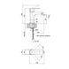 Змішувач для биде Qtap Lipno QTLIPNO2023101G Graphite SD00044009 фото 2
