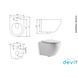 Комплект инсталляции Geberit Duofix с клавишей смыва DELTA20 Хром и подвесного унитаза Devit Universal с крышкой Soft Close (458.103.00.1/115.127.21.1/3020162) 458.103.00.1/115.127.21.1/3020162 фото 5