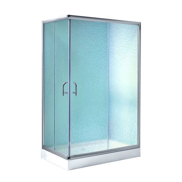 Душевая кабина Lidz Wawel SC100x80.SAT.LOW.FR, стекло Frost 5 мм + Lidz Душевой поддон KAPIELKA ST100x80х14 SD00051439 фото
