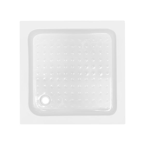 Lidz Wawel SC80x80.SAT.LOW.FR Душевая кабина квадратная, стекло Frost 4 мм + Lidz Душевой поддон KAPIELKA ST80x80х14 SD00051443 фото