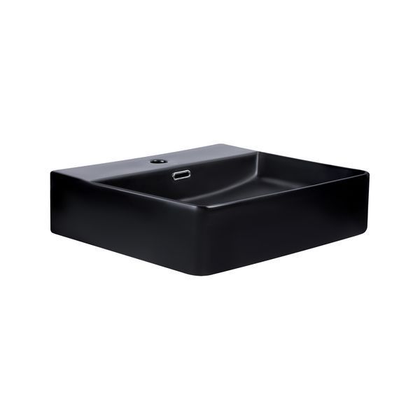 Раковина Qtap Nando LT 500х420х120 Matt black QT12112173SMBMBN SD00052920 фото