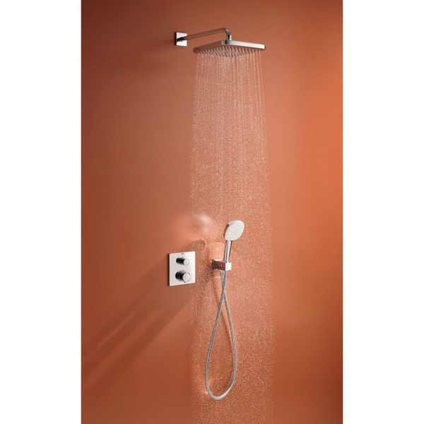 Душова система Grohe Grohtherm Cube прихованого монтажу, хром (34871000) 34871000 фото