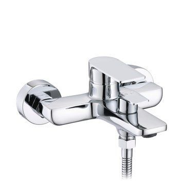 Смеситель для ванны Qtap Aries (c душевым гарнитуром) QTARI259CRM45559 Chrome SD00051683 фото