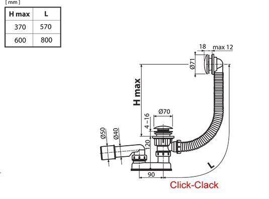 Комплект ванна акриловая Ravak Chrome 150x70 с сифоном и ножками (C721000000/CY00000000/X01377) C721000000/CY00000000/X01377 фото